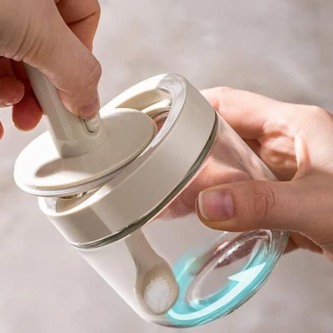 Air Tight Jar with Stand Spoon