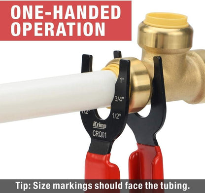 3 Size Push-to-connect Clamp Tong Tool